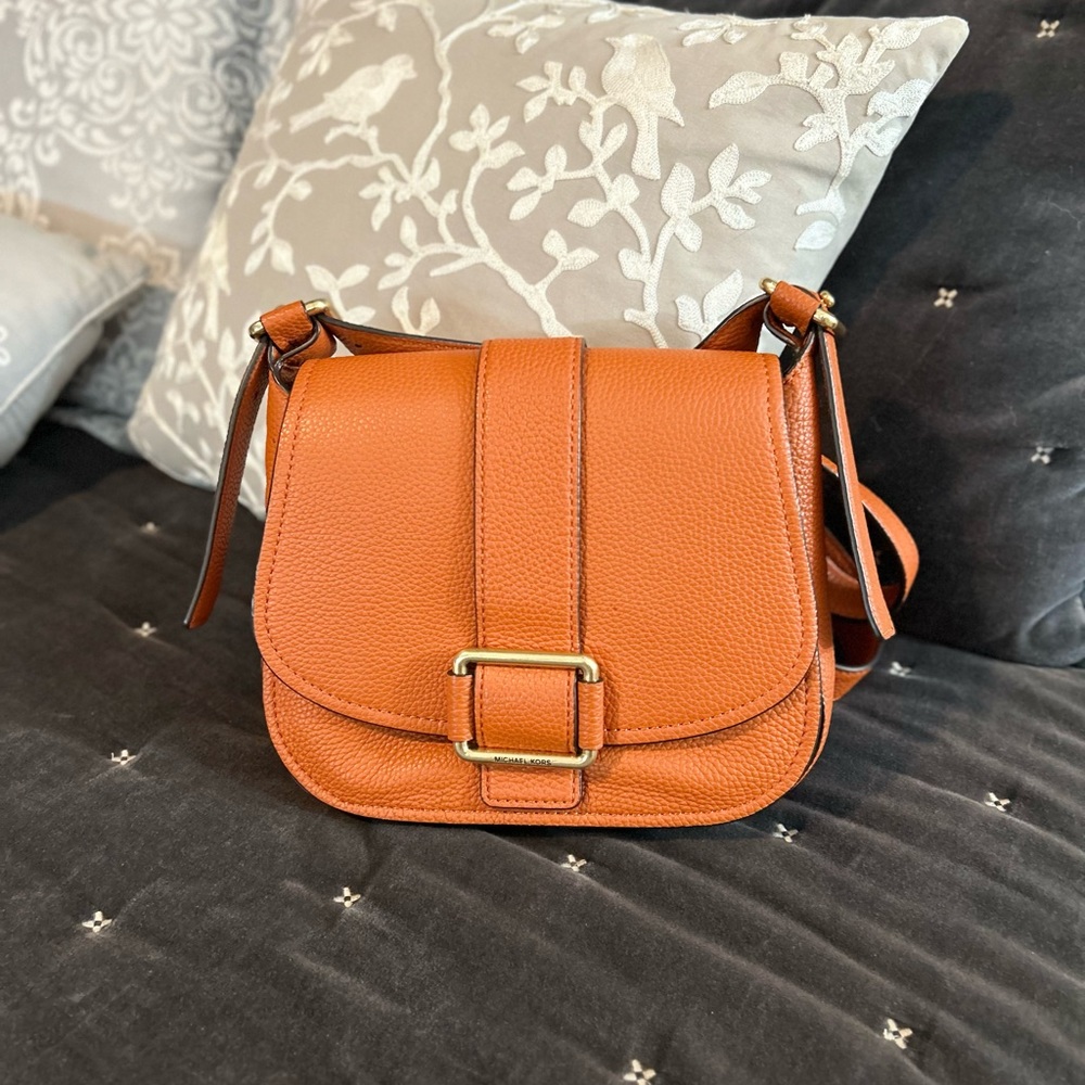 Michael Kors pebbled leather cross body